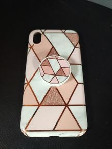 Apple iPhone XR Case with Pop Socket. Free Postage!