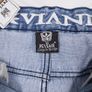 Peviani Blue Light Wash Moto Style Cargo Denim Jeans W30 L33 Image 5