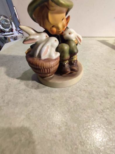 Rare find  Hummel  Stamped Western Germany, "Playmates", Goebel figurine Vintage, 4 inches high, Vintage antique collectible