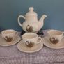 Vintage Carrigaline Pottery Fox 7-Piece Tea Set - Rare Irish Ceramics Image 2