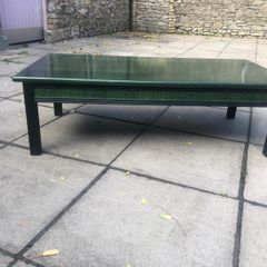 Green Wooden Table