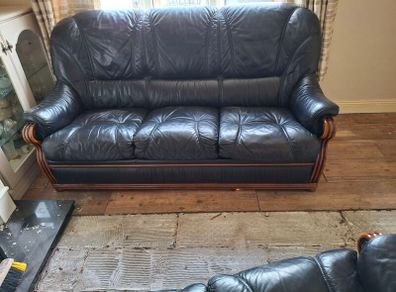 3+2 leather couch