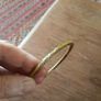 Green and Bronze Boho Bangle Image 2