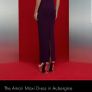 SOLACE LONDON Amari maxi dress - Aubergine Image 8