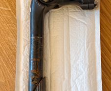 Adjustable Handlebar Quill Stem 25.4mm Black Bike Bicycle