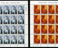 2006 Ireland Christmas Commemorative Stamp Sheetlets Plate 1A1A1A1A Mint Never Hinged (MNH)