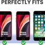 iPhone SE 2022 Case, iPhone SE 2020 Case/iPhone 7 Case/iPhone 8 Case Flip Leather Wallet Book Stand Folio Card Holder Phone Cover For iPhone SE (3rd Gen 2022) iPHONE SE 3 5G (BLACK) Image 2
