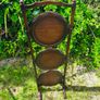 vintage mahogany folding cake /plant stand, Image 2