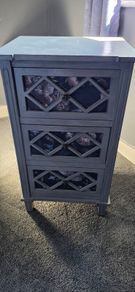 bedside lockers x2
