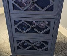 bedside lockers x2