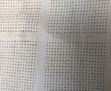 Mamas and Papas cellular cot blanket cream cotton