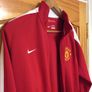 Manchester United Tracksuit Top Size Medium Image 3