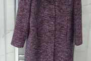 Beautiful Purple Knit Coat Medium