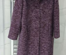 Beautiful Purple Knit Coat Medium
