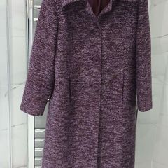Beautiful Purple Knit Coat Medium