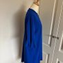 Cos royal blue viscose mix dress size 12 Image 3