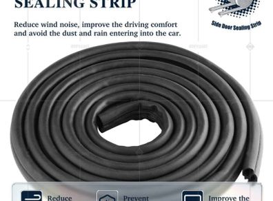 Side Sliding Door Weatherstrip Rubber Seal For Vauxhall Vivaro / Renault Trafic