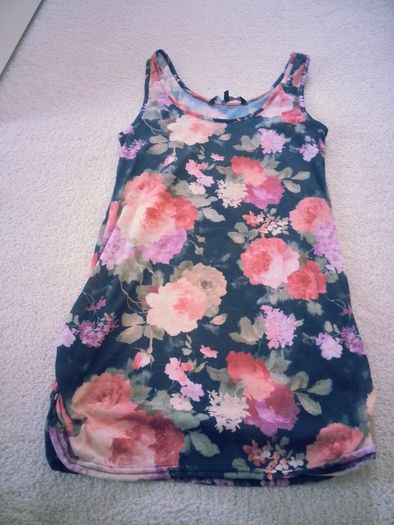 Flower-Print Top - Size 8