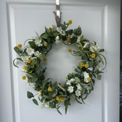 Handmade Country Garden Wreath by JenGems