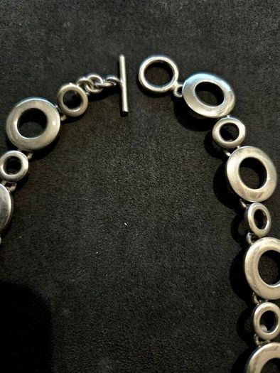 925 Sterling Silver Heavyweight Open Circle Necklace