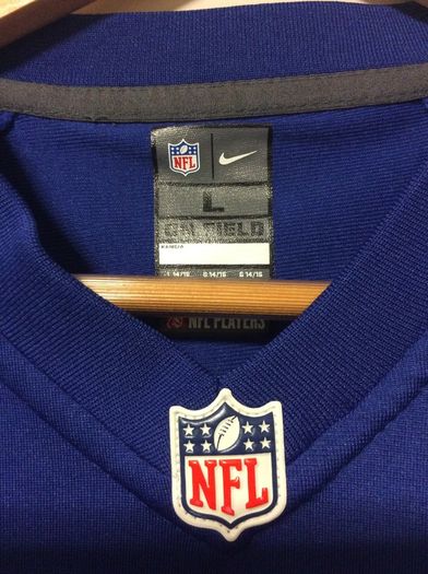 New York Giants Jersey. Official Nike On Field Youths 14 to 16 Years. Same Size As Mens Size Small. Collect In Dublin Or Receive Via Registered Post.