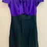 Purple/black dress Image 2