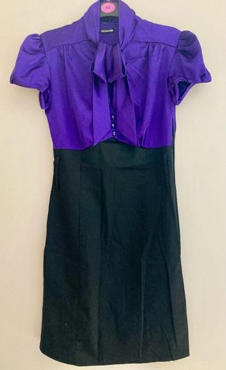 Purple/black dress