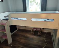 bed mid sleeper for girl