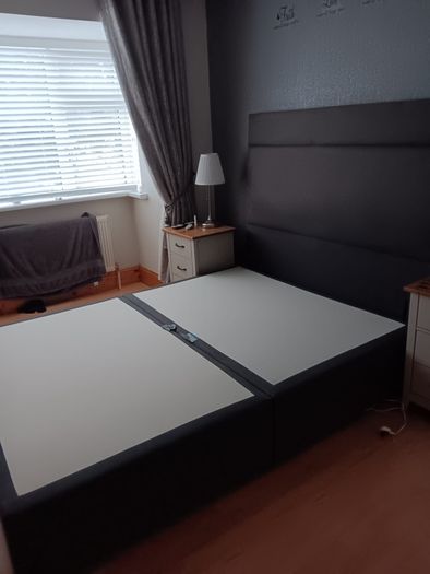 King Size Duvan Base & Headboard