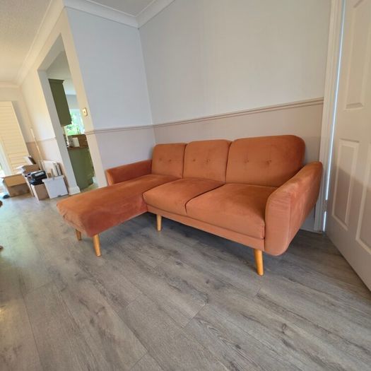 Gallway 3-Seater Corner Clic-Clac Sofa Bed