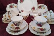 Royal Malvern Twenty one Piece China Teaset