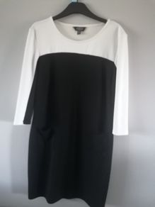 Lipsy Black and White dress. Size 14.