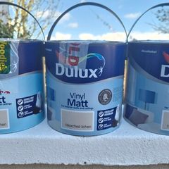 Interior Paint: Dulux Vinyl Matt Bleached Linen 7.5Litres