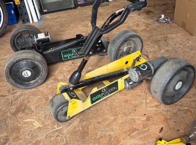 2 electric  golf trolleys