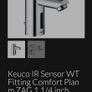 Keuco Comfort Plan automatic IR-Sensor WT Tap Image 2
