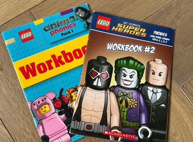 Unused - Lego Phonics Workbooks x 2