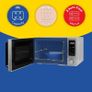 Digital Microwave 23 Litre 900W Stainless Steel with 8 Auto Cook Menus & Defrost Function, 5 Power Levels, Integrated Timer, Mirror Door & Easy Clean Image 2