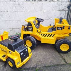 CAT electric tipping trucks for kids X 2
