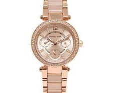 Michael Kors Women's Watch Mk6110 Pink Gold - Warranty - Free Delivery / Collect