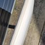 Vintage/Retro 3ft White Leatherette Headboard Image 3