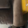 Habitat Velvet Loveseat, 1.5 Seater Sofa, Armchair, Brown Image 8