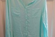 Mint green blouse size 14