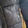Brown Padded Coat With Built In Hood Image 3