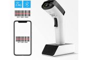 NETUM DS5000 Bluetooth 1D Barcode Scanner Hands-Free CCD Barcode Reader with Stand and Built-in Memory