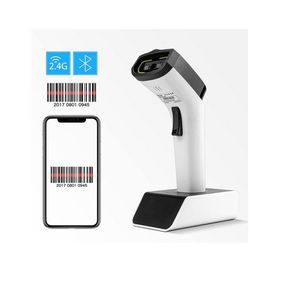 NETUM DS5000 Bluetooth 1D Barcode Scanner Hands-Free CCD Barcode Reader with Stand and Built-in Memory