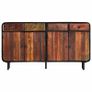Sideboard Solid Reclaimed Wood 140x35x76 cm Image 2