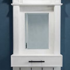 White Wall-Hung Hall Unit