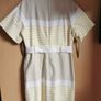 Karen millen belted Yellow Stripe Dress UK 12 Image 3