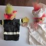 Four Russ Berrie Hand Puppet Troll Dolls1990s Image 3