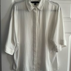 Elegant float white shirt